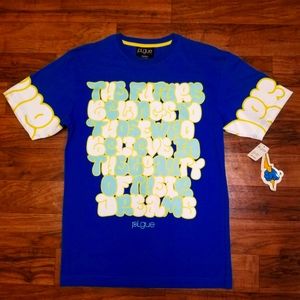 Nwt! Plgue Graffiti Bubble Shirt /Sz M